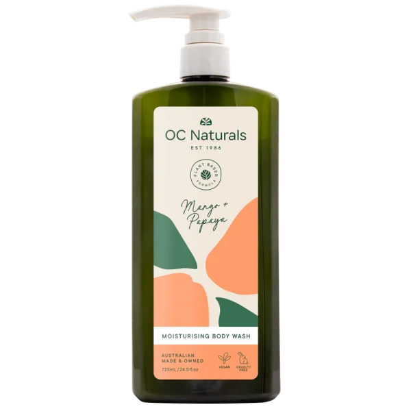 OC Naturals Mango & Papaya Moisturising Body Wash | 725mL