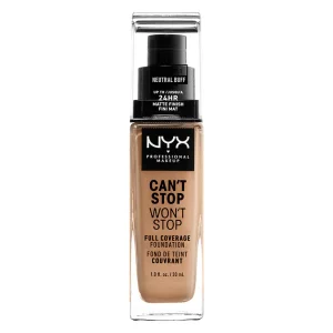 NYX Can't Stop Won't Stop Full Coverage Foundation Neutral Buff 30ml