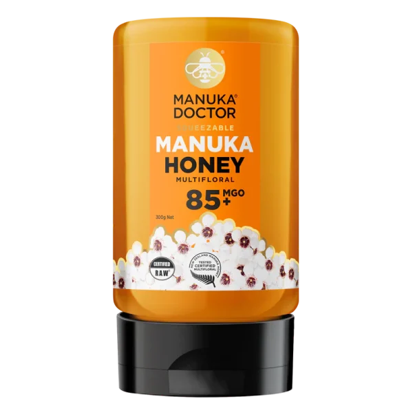 Manuka Doctor MGO 85+ Multifloral Mānuka Honey 300g (Squeezy)