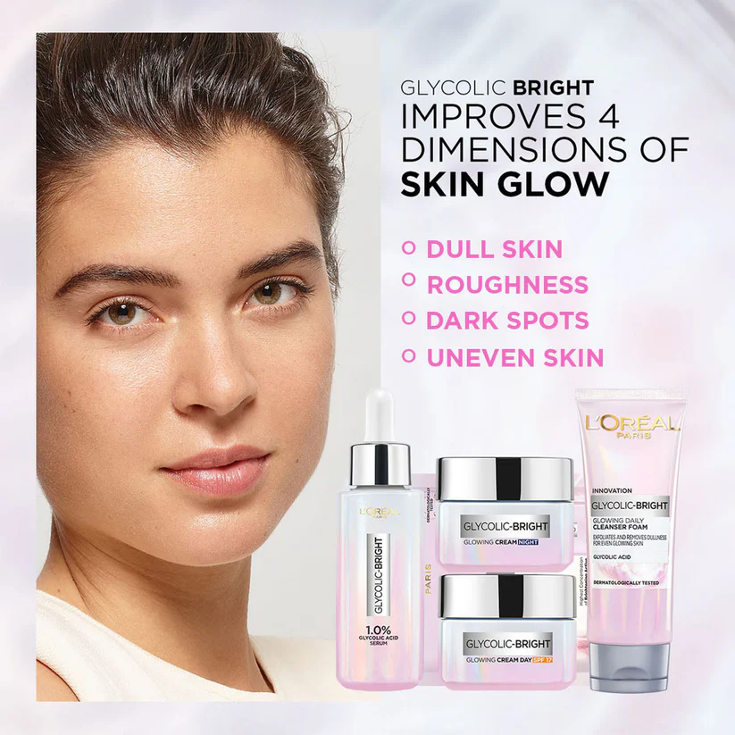 L'Oreal Glycolic Bright Instant Glowing Serum 30ml. - Image 5