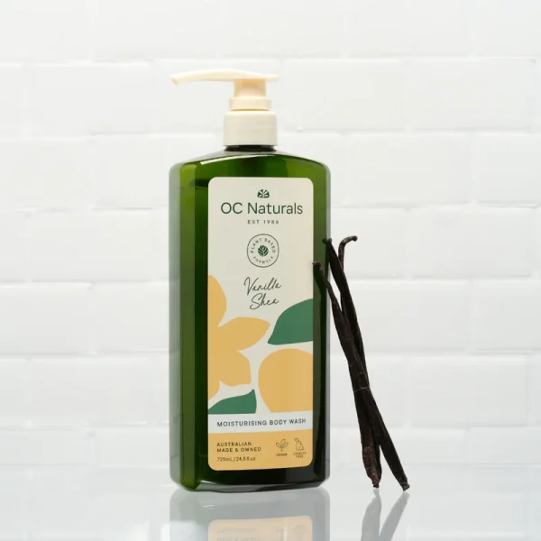 OC Naturals Vanilla Shea Moisturising Body Wash | 725mL - Image 2