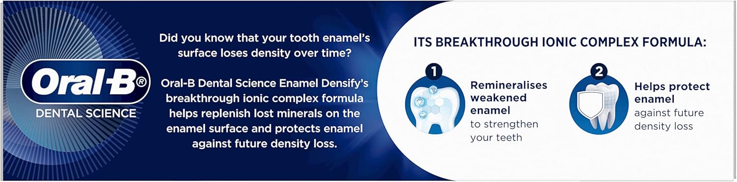 Oral-B Dental Science Enamel Densify Daily Protection Toothpaste 95g - Image 5