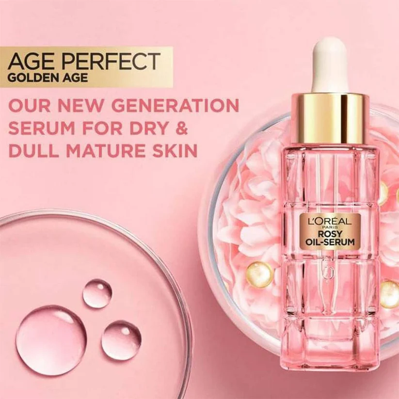 L'Oreal Age Perfect Golden Age Rosy Oil Serum 30ml. - Image 3