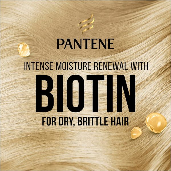 Pantene Miracles Biotin Moisture Renewal Silicone-Free Shampoo 375 ml - Image 3