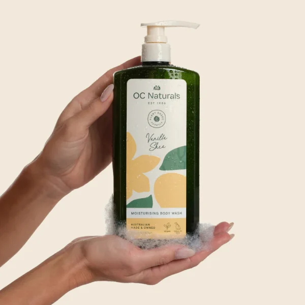 OC Naturals Vanilla Shea Moisturising Body Wash | 725mL - Image 3