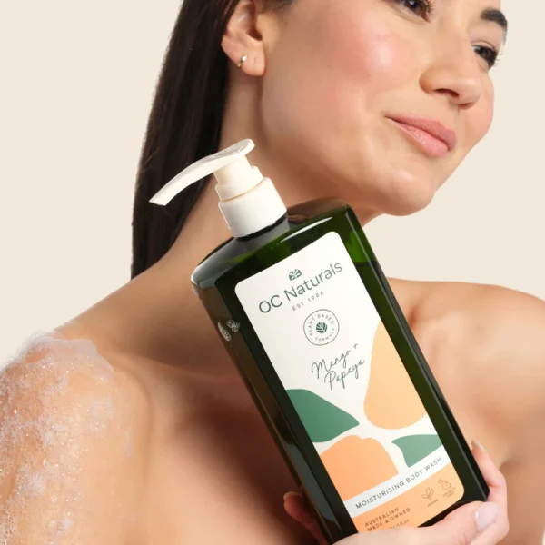OC Naturals Mango & Papaya Moisturising Body Wash | 725mL - Image 3