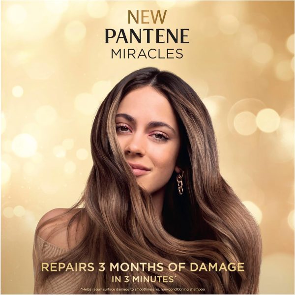 Pantene Miracles Biotin Moisture Renewal Silicone-Free Shampoo 375 ml - Image 4