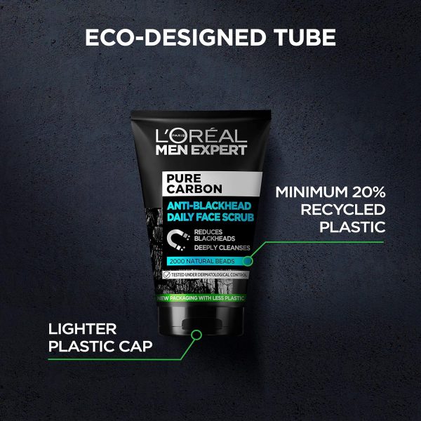 L'Oréal Paris Men Expert Pure Power Face Scrub For Men, 100ml - Image 5