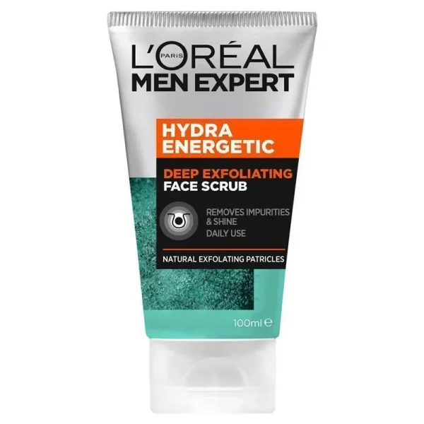 L'Oréal Paris Deep Exfoliating Scrub, Removes Impurities & Shine, 100ml