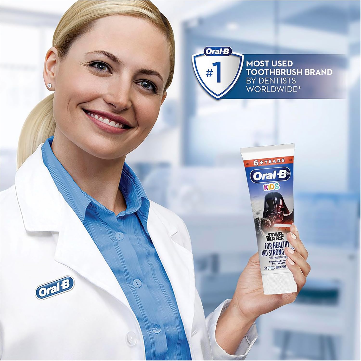 Oral-B Kids Clean Star Wars 6+ Years Mild Mint Toothpaste 92g - Image 7