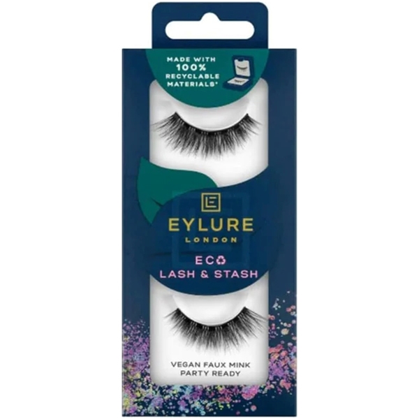 Eylure London Lashes Vegan Faux Mink Party Ready Lash & Stash - Image 4