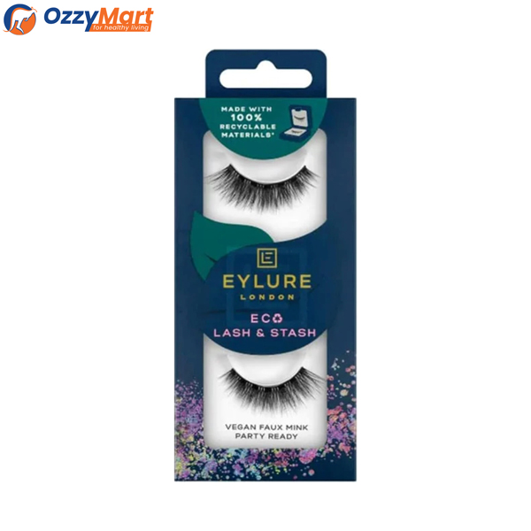 Eylure London Lashes Vegan Faux Mink Party Ready Lash & Stash