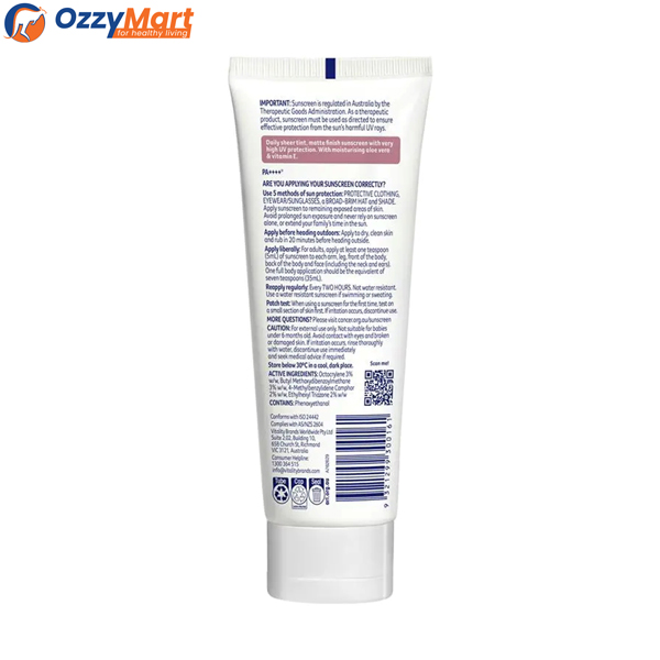 Cancer Council SPF 50+ Daily Moisturiser matte finish Light Tint 75ml - Image 5