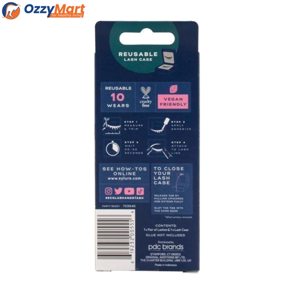 Eylure London Lashes Vegan Faux Mink Party Ready Lash & Stash - Image 2