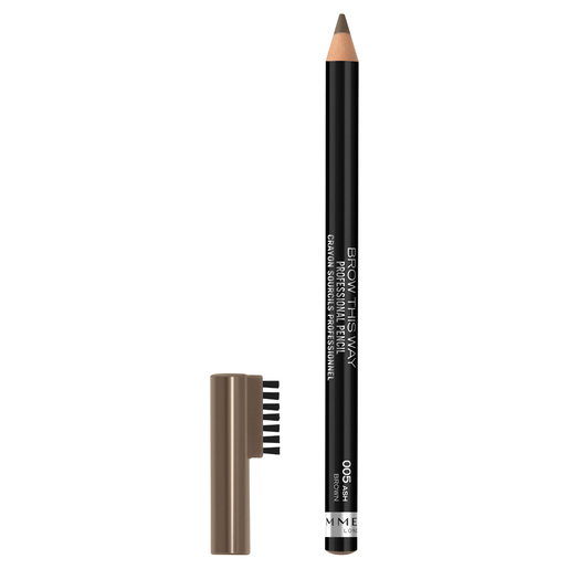 Rimmel London Brow This Way Professional Pencil #005 - Ash Brown - Image 4