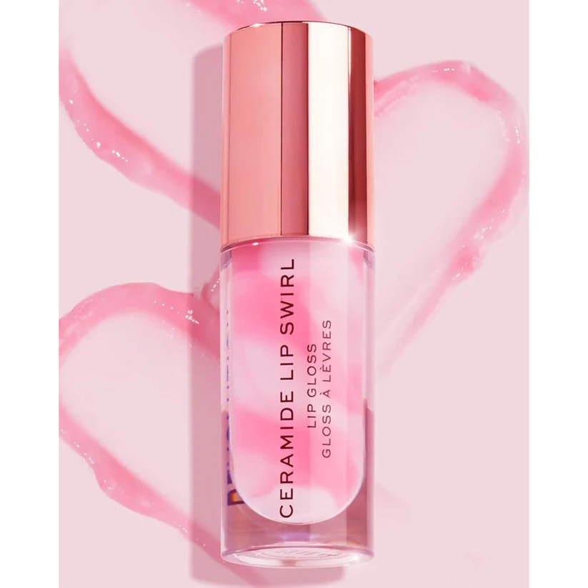 Revolution Lip Gloss Ceramide Lip Swirl Gloss Clear 4.5ml - Image 3