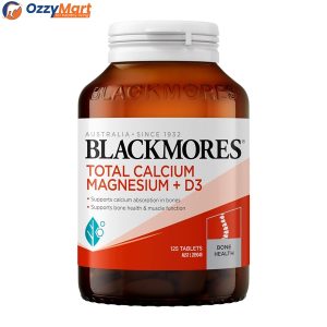 Blackmores Total Calcium Magnesium + D3 Bone Health Vitamin Tablets 125 pack