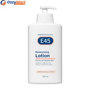 E45 - Moisturising Lotion For Dry Skin Conditions | Non Greasy Lotion | Hypoallergenic | 500mL
