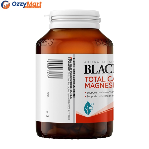 Blackmores Total Calcium Magnesium + D3 Bone Health Vitamin Tablets 125 pack - Image 4