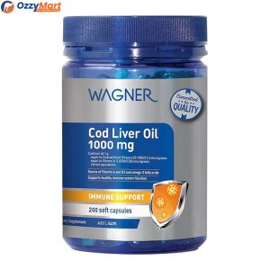 Wagner Cod Liver Oil 1000mg 200 Soft Gels