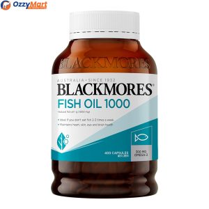 Blackmores Fish Oil 1000 | Maintains Heart, Skin, Eye & Brain Health | 400 Capsules