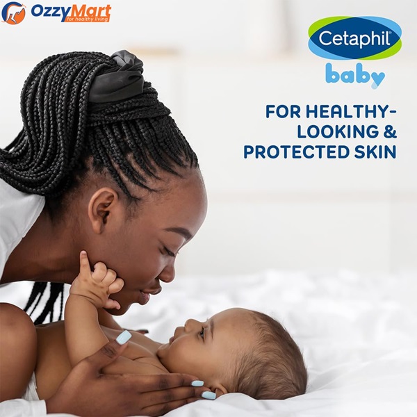 Cetaphil Baby Moisturising Bath & Wash 400ml, For Gentle Cleansing of Delicate Skin, Tear Free, Soap Free, Hypoallergenic, pH balanced, With Aloe Vera & Almond Oil, Dermatologically Tested - Image 7