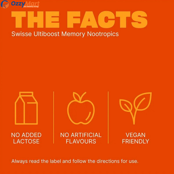 Swisse Ultiboost Memory Nootropics 60 Tabs - Image 2