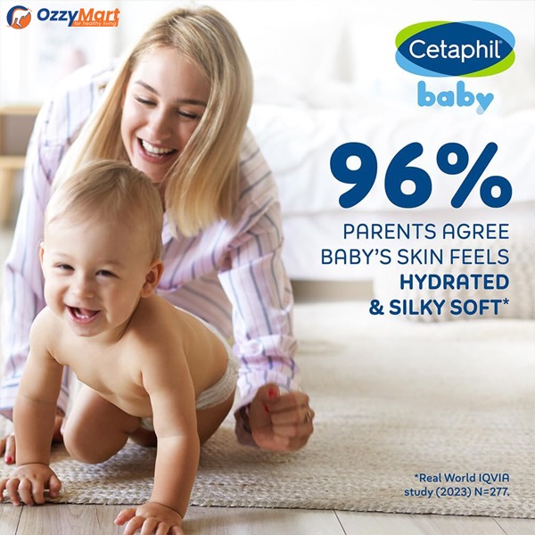 CETAPHIL Baby Daily Body Lotion 473ml, With Shea Butter & Glycerin, Hypoallergenic, Designed for Baby's Sensitive Skin, Dermatologist Tested - Image 4